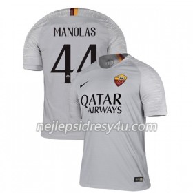 Fotbalový Dres AS Řím Manolas 44 Venkovní 2018/19
